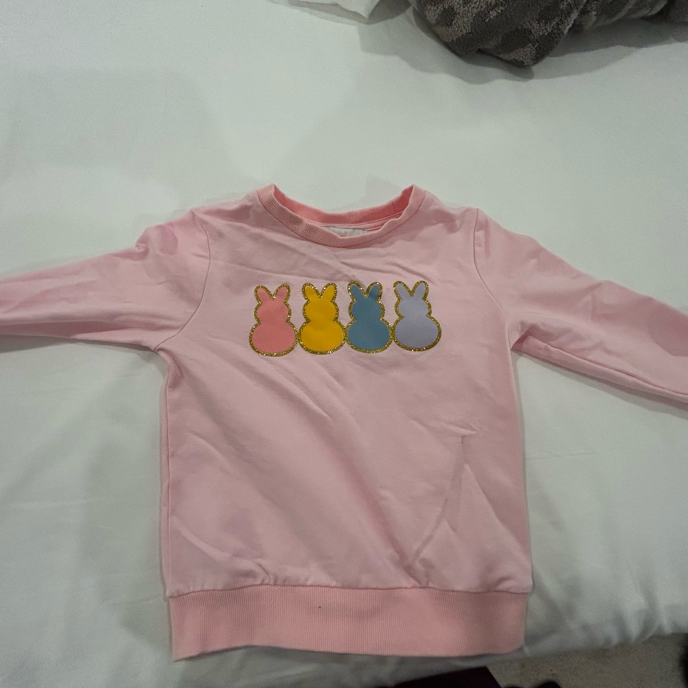 Pastel Bunny Graphic Sweatshirt